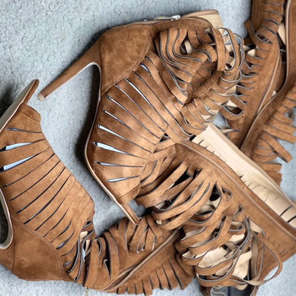Knee High Heels Brand New
